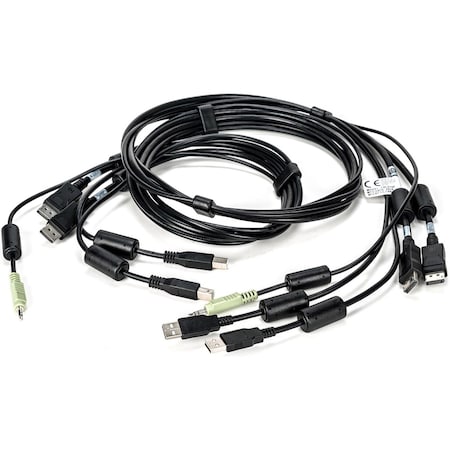 Vertiv Cable, 2-Displayport, 2-Usb, 1-Audio, 6Ft CBL0108
